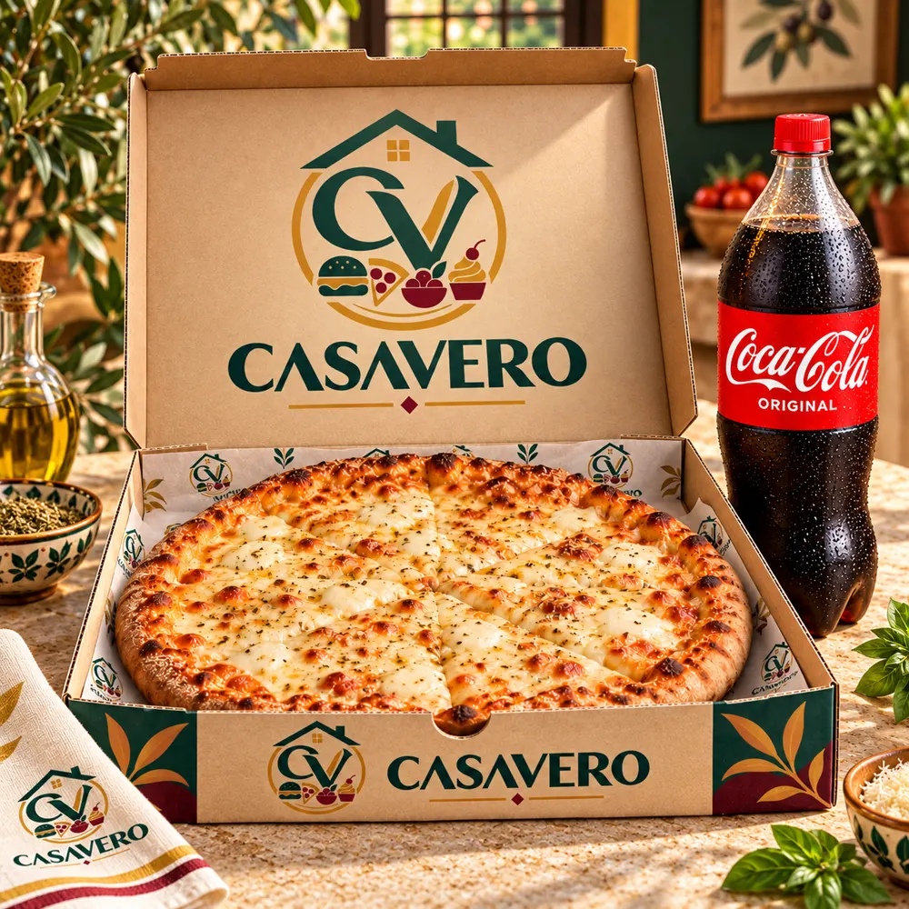 Pizza Três Queijos Cremosa